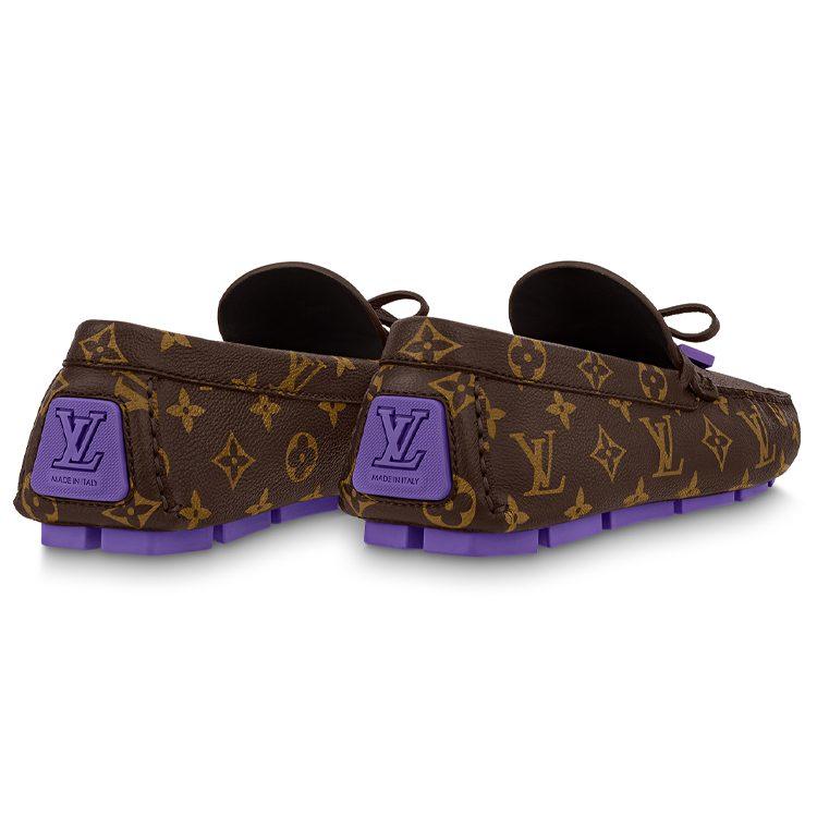 Louis Vuitton Мужские удобные повседневные туфли водителя, коричневые 1AAF2A