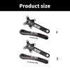 Square Hole Bicycles Crankset Aluminum  Alloys Mountain Bike Crankset  7/8/9/10/11 Speed Crankset Cycling Accessories