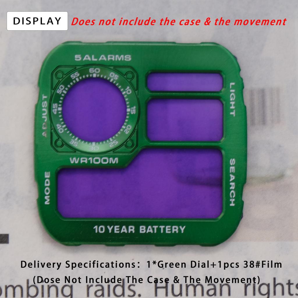 AE1200 Металлический циферблат и корпус Мод-комплект Модифицированный Улучшенный Медный циферблат Стальной корпус Для Casio 3299 AE-1200 Замена Аксессуары для часов