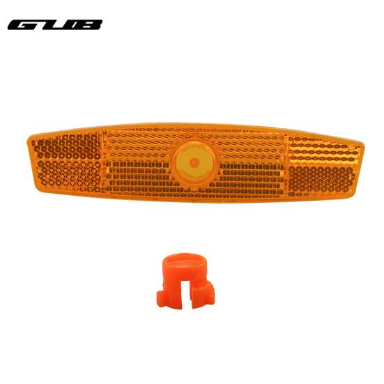 GUB Plastic Rim Reflector Stable High Strength Anti Rust Spoke Warning Reflector for Cycling