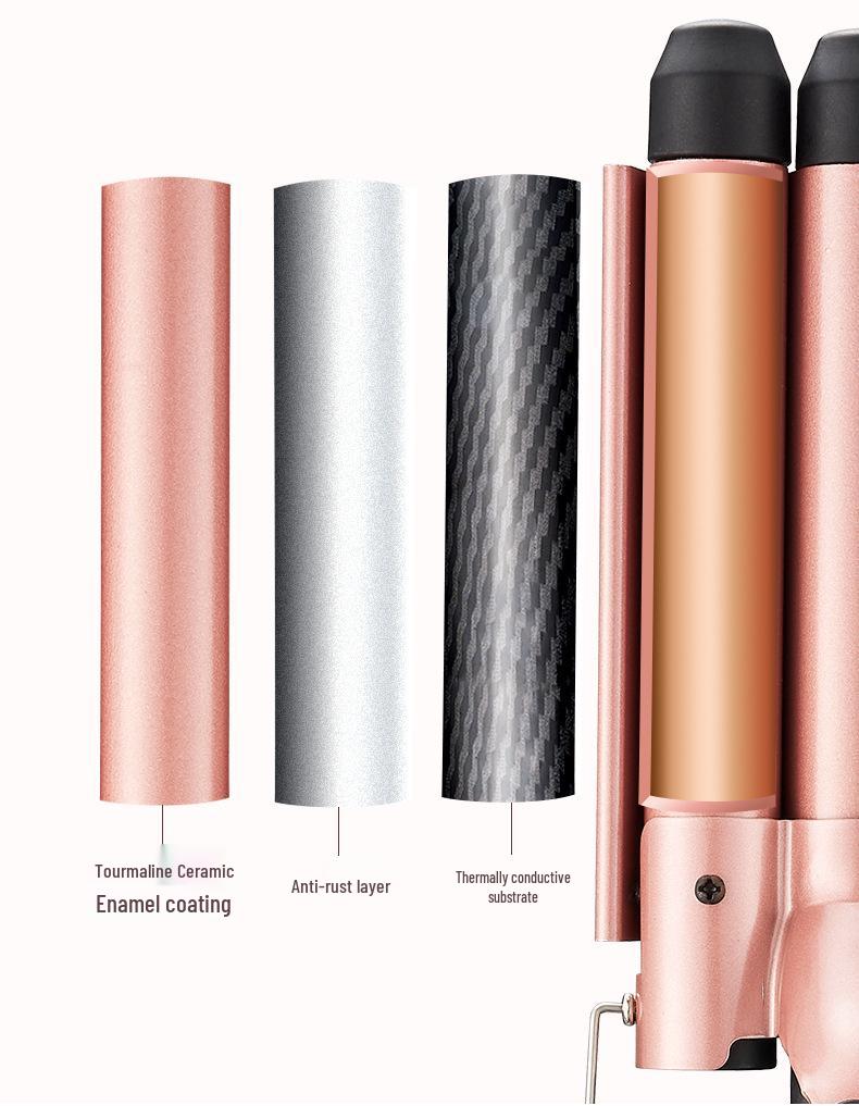 5-in-1 Automatic Curling and Straightening Iron with Replaceable Heads