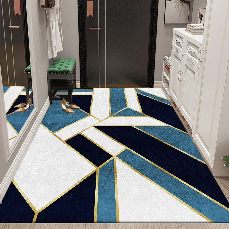 Ковер в европейском стиле в гостиной, большие коврики для журнальных столиков, легко чистящийся коврик для входной двери, моющийся коврик для декора комнаты