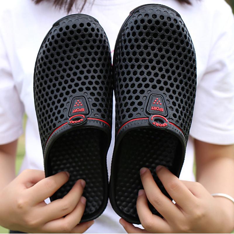 Модные сандалии унисекс, повседневные пляжные сандалии для пар, шлепанцы, нескользящие мужские тапочки, женская обувь, пляжные тапочки