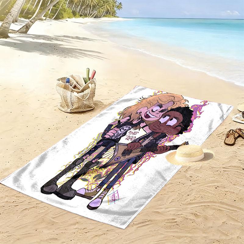 Craig Adventure Print Beach Towel, Large Soft Quick Dry Towel for Beach Camping Swimming