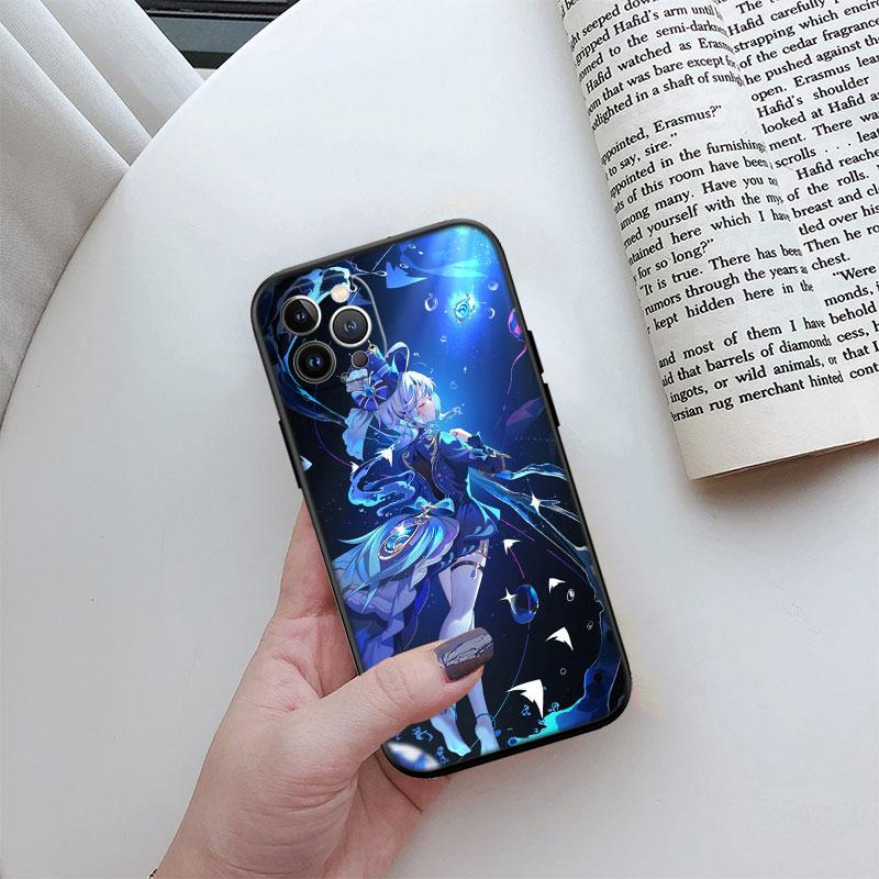 Чехол для телефона Genshin Impact Furina Новый Высококачественный для Xiaomi Poco C40 C50 C51 C55 C65 C71 C75 F2 F3 F5 F6 F7 Pro Ultra