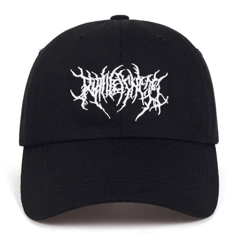 Washed Baseball Caps for Men Women Goth Rock Embroidered Casual Cap Outdoor Streetwear Hats Snapback Dad Hat Hip Hop Cap