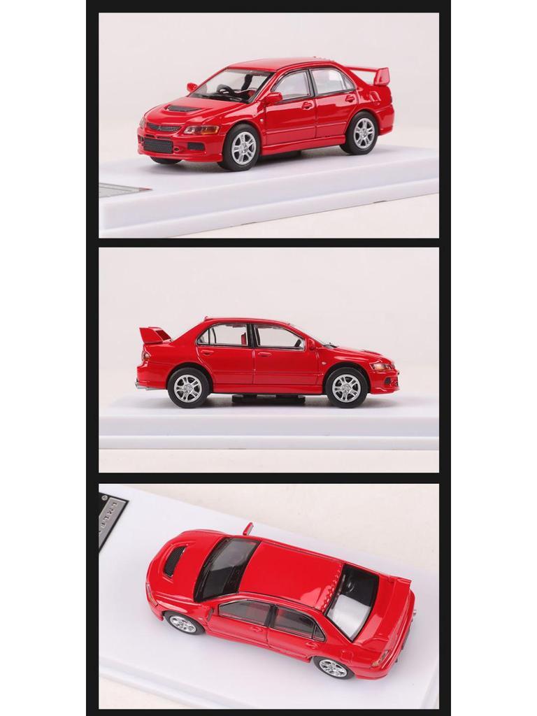 1:Коллекция украшений - модель автомобиля из сплава Mitsubishi Lancer EVO IX в масштабе 1/64