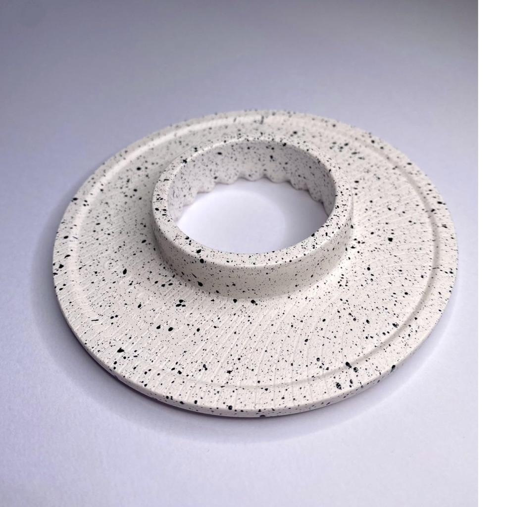 Держатель для капельницы ORIGAMI [под дерево, белый x черный] для размеров S и M