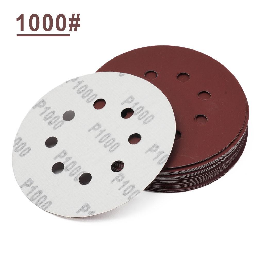Профессиональные наждачные диски 125 мм, упаковка из 20 шт. для металла и дерева