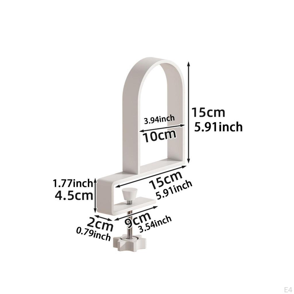 2 Pieces Bookends for Shelves ,Non Skid,Heavy Duty,Modern Clamp On Adjustable Book Shelf Holders