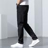 Черные джинсы, мужские трендовые универсальные тонкие прямые брюки, новые молодежные классические черные джинсовые новые мужские брюки