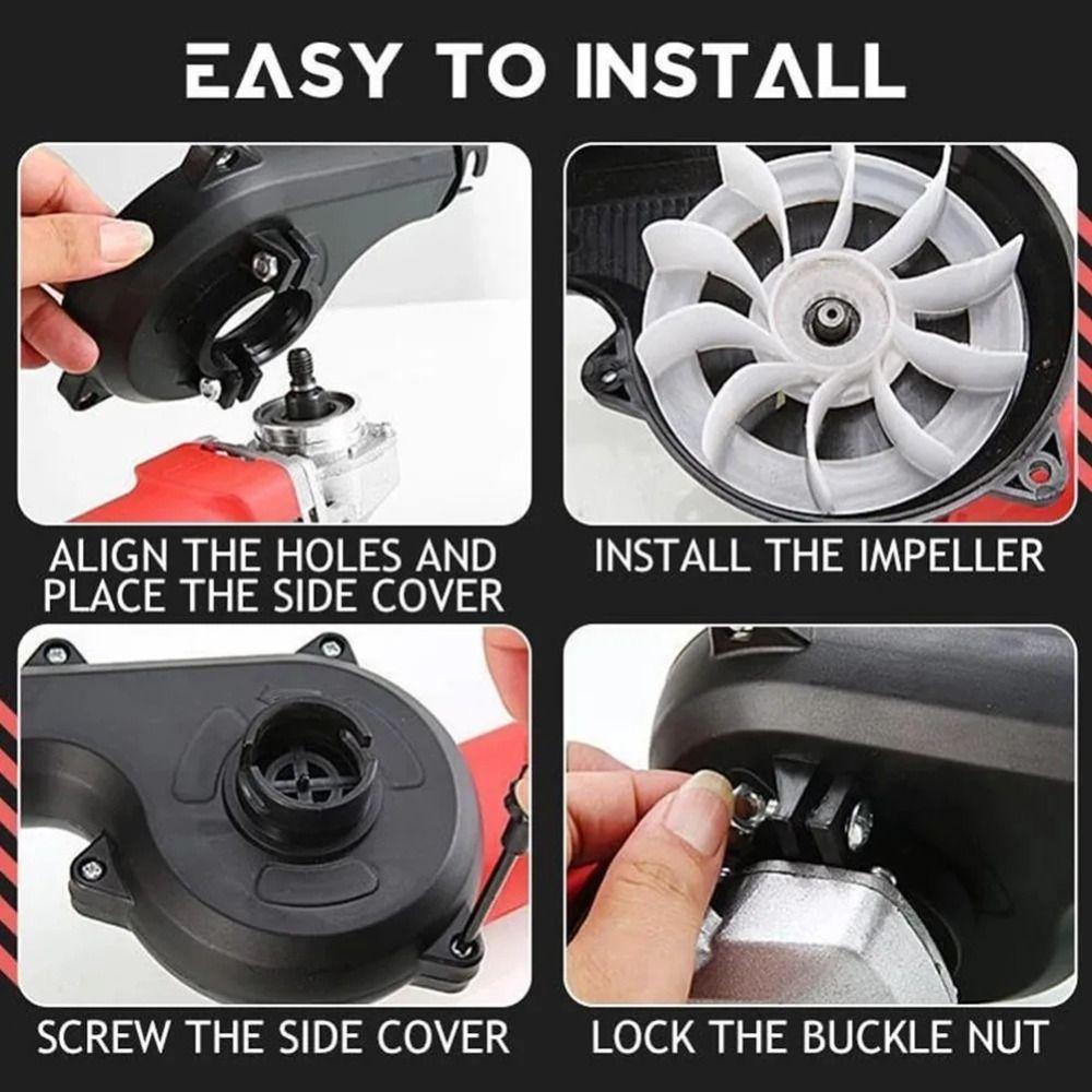 Угловая шлифовальная машина с функцией всасывания и выдува, переоборудованная в воздуходувку для угловых шлифовальных машин 100/125/150