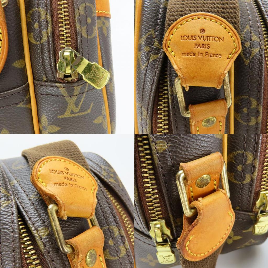 Подержанная сумка через плечо LOUIS VUITTON Reporter PM M45254 Монограмма/кожа Nume Коричневая Популярная