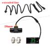 KOSO Motorcycle Water Temperature Gauge Mini Meter Moto Universal Thermometer For XMAX300 CB400 MT 07 09 Sensor Scooter Racing