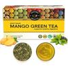 TEACURRY Mango Green Tea (1 Month Pack, 30 Tea Bags) - Organic Mango Flavor Tea | Immune With Added Vitamin-C | Made with Whole Leaf