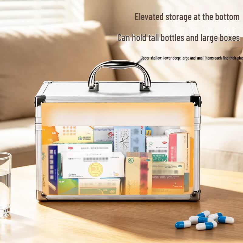 Aluminum Alloy First Aid Medicine Storage Box