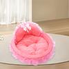New Cute Princess Bed Pet Nest Cat Supplies Cat Kennel All Seasons Soft and Comfortable Dog Kennel