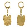Briard, Berger De Brie - Gilded Key Ring with Dog, Handbag Decoration, Luxury Accessory by Brand