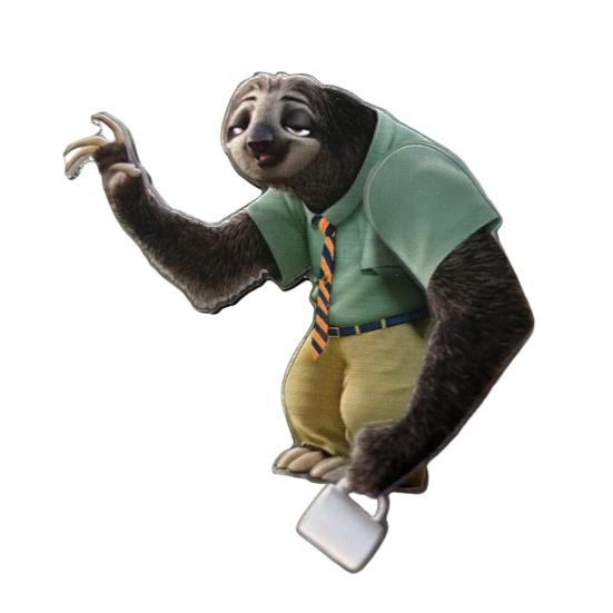 Вращающийся магнит на холодильник Лиса Кролик Акриловый Мультяшный Персонаж Животное Магнит на холодильник Украшение для дома Офиса Кухни Подарок для фанатов кино