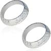 Exhaust Donut Gasket 2PCS 2.5Inch Exhaust Manifold Gasket Grade Graphite Material Donut Gaskets Seal Muffler Ring Replacement Prevent Leaking Between