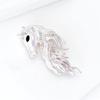 Handcraft Horse Head Brooch Portable Alloy Accessory for Casual Formal Outfits