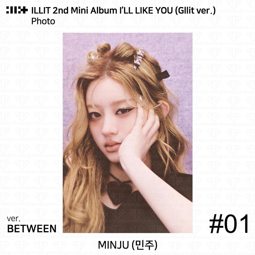 ILLIT 2-й мини-альбом I'LL LAKE YOU Gllit Ver To с фотокарточкой Between Photocard Photo
