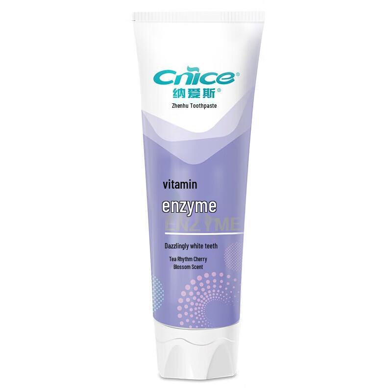 NICE Enzyme Whitening Toothpaste - Tea & Cherry Blossom 120g