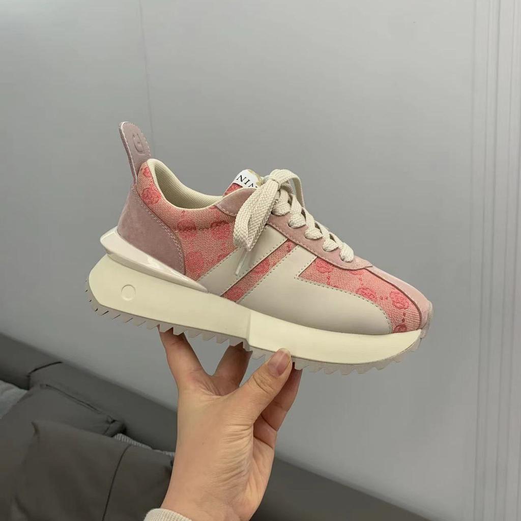 Обувь Forrest Gump из натуральной кожи, новые весенние женские повседневные спортивные туфли для папы на толстой подошве с завышенной талией