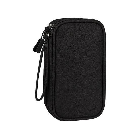 Сумка для хранения внешнего аккумулятора, многоцелевой чехол для переноски, застежка-молния, большая вместимость, сетчатый слой, органайзер для хранения кабеля и шнура