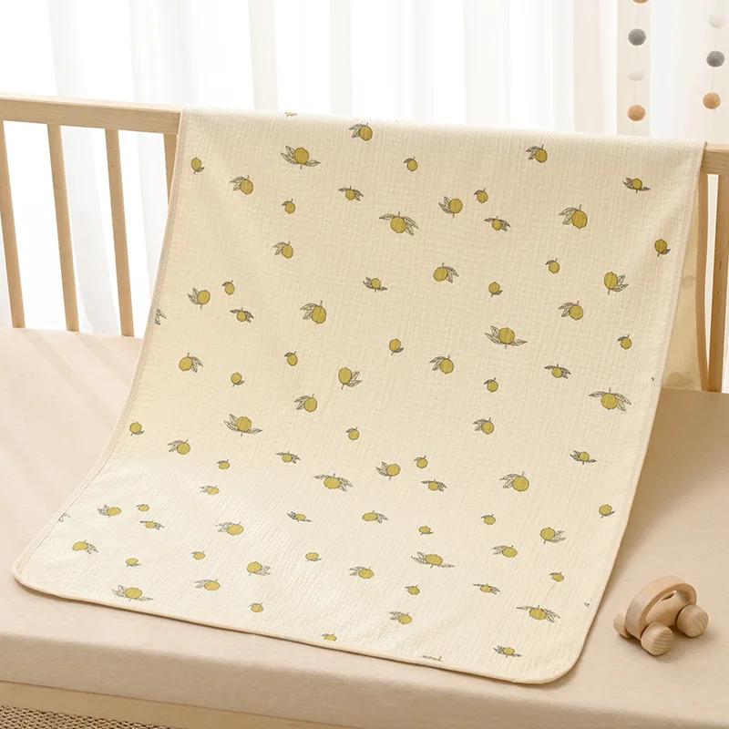 Reusable Baby Changing Mat Cover Baby Diaper Mattress Diaper for Newborn Cotton Waterproof Changing Pats Floor Play Mat