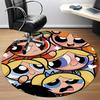 1pc Powerpuff Girls Office Round Area Rug, Under Office Chairs Bedroom Living Room Home Decor, Room Decoa1022134
