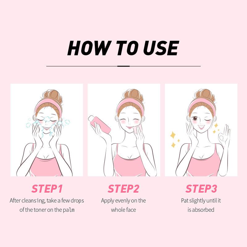 Тоник LAIKOU Sakura, используется для выравнивания тона кожи, отбеливания и уменьшения пятен, 100 мл