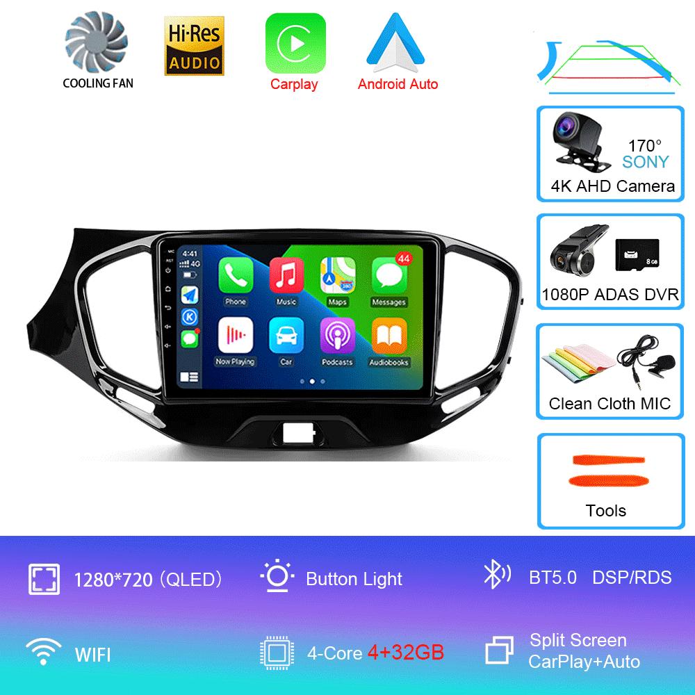 Android 14 для LADA Vesta Cross Sport 2015 2022 Автомобильный радиоприемник Мультимедиа Видеоплеер Навигация стерео Нет 2din 2 din