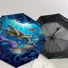 1PC Sea Turtles Ocean Visuals Umbrella-8-Rib Reinforced Portable Folding Travel Suitable for All Seasons Outdoor Daily Use Is an Ideal Choice  -K0361