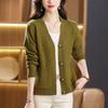 Women's Knitted Slimming Cardigan - Versatile, Stylish Short Outerwear for Autumn/Winter 2026