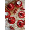 Фарфоровый набор кофейных чашек Tulu Luna Red на 6 персон