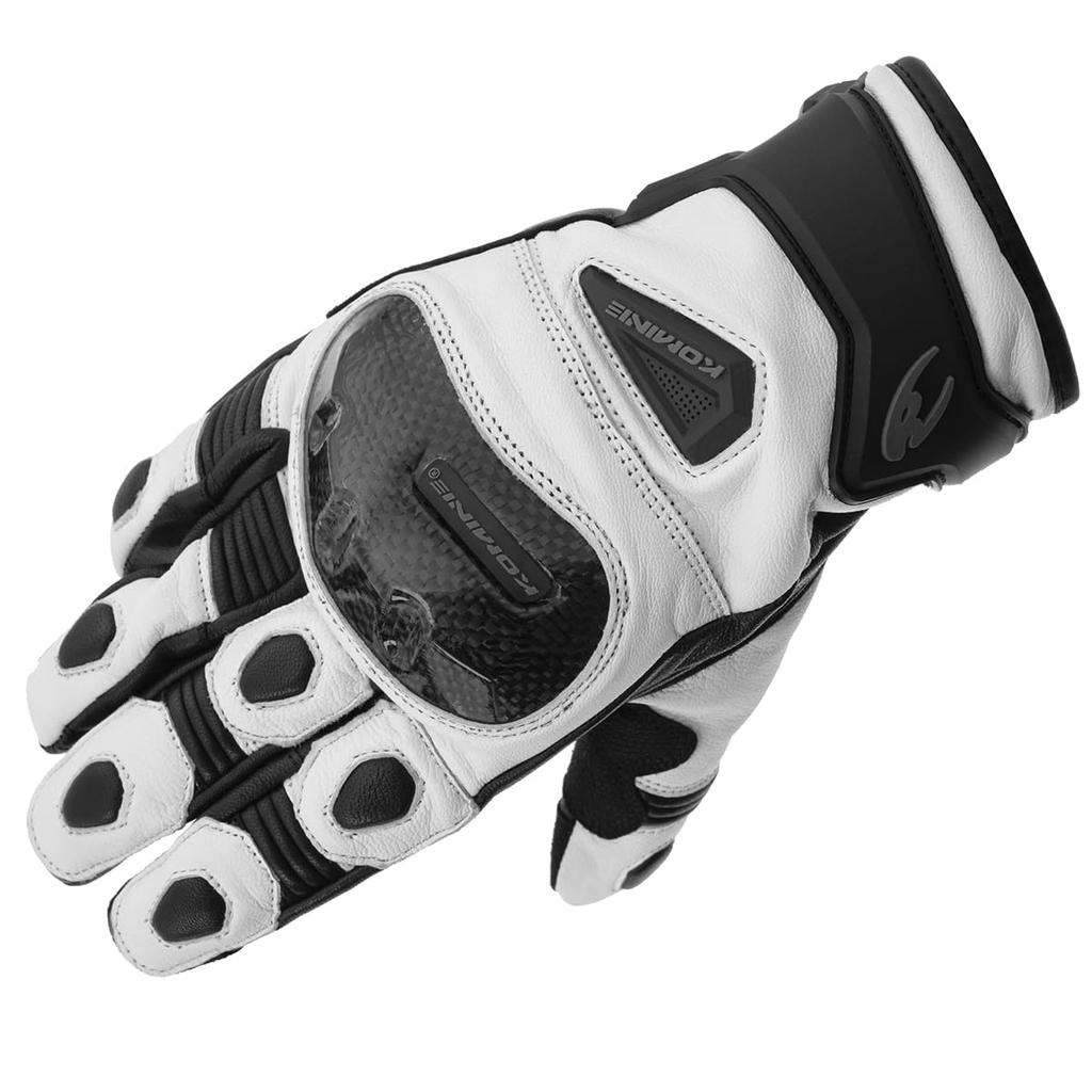 KOMINE Мотоперчатки Carbon Protect Зимние Большие GK-851 Перчатки, Белые,
