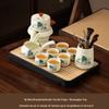 Ru Kiln Splendid Landscape Automatic Tea Set