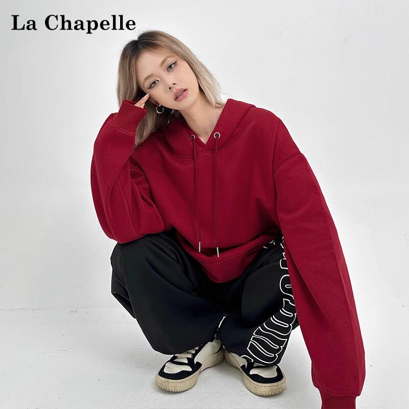 La Chapelle Women's Heavyweight Hooded Sweatshirt