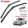 2 шт. щетки стеклоочистителя для Chrysler PT Cruiser 2000-2010 21 "21" подходят для переднего лобового стекла, щетки для окон, резак, аксессуары 2007 2008 2009 2010