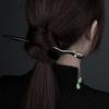 Woman Elegant Vintage Hairpin Ethnic Style Wood Hair Chopstick Elegant Hairpin for Thick Hair Styling Decoration