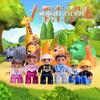 Совместимый набор LEGO DUPLO Парк аттракционов Колесо обозрения с фигурками и животными