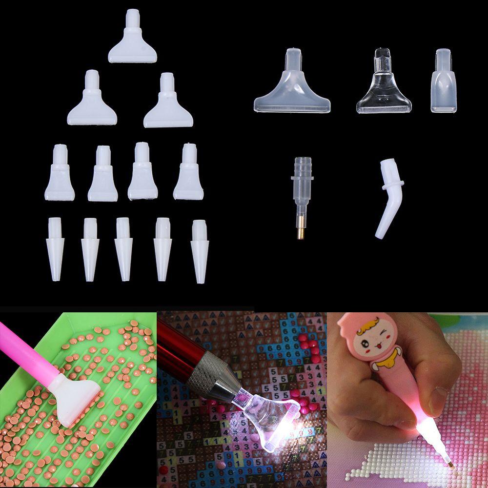 Hot Quick Cases Tool Cross Stitch Embroidery Pen Heads Tools Diamond Painting Pen Point Drill Pen