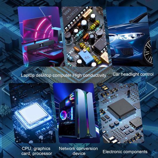 Термопаста для ЦП, не вызывающая коррозии, широкая совместимость, термопаста для ЦП/ГП, смазка для радиатора