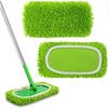 2 Pack Reusable Dry Sweeping Cloths Microfiber Wet Mop Pads Compatible with  Sweeper Mop Replacement