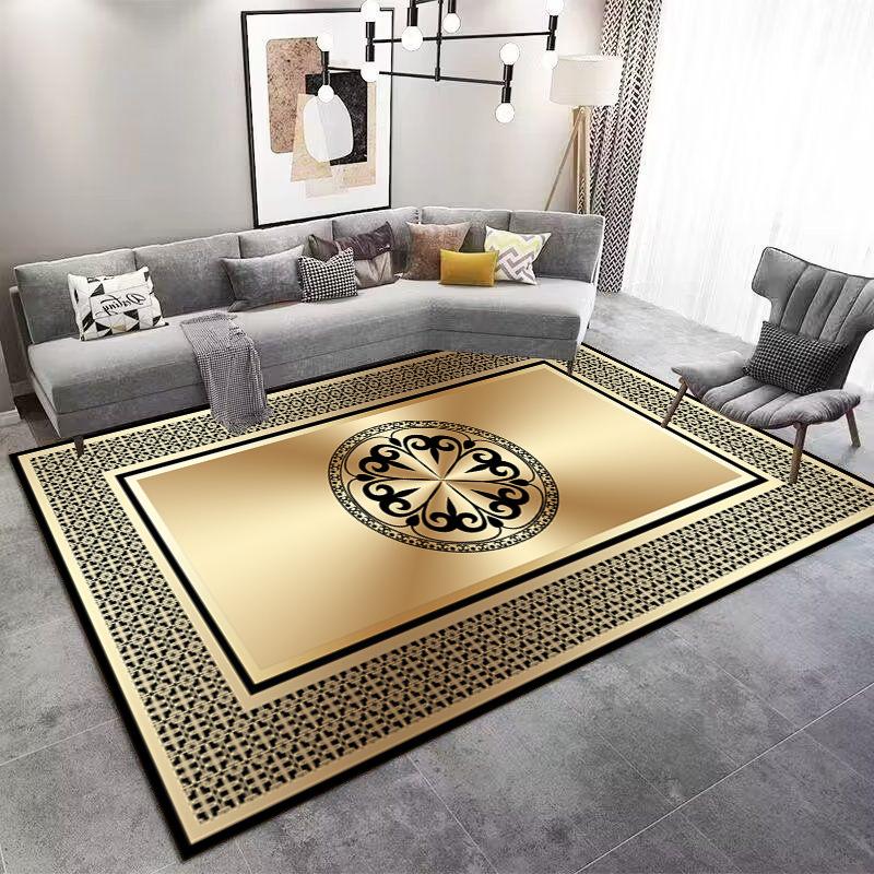 Minimalistic Carpet For Living Room Slip Resistant Rug For Sofa And Coffee Table Bedroom And Study Floor Mat Stylish Area Rug