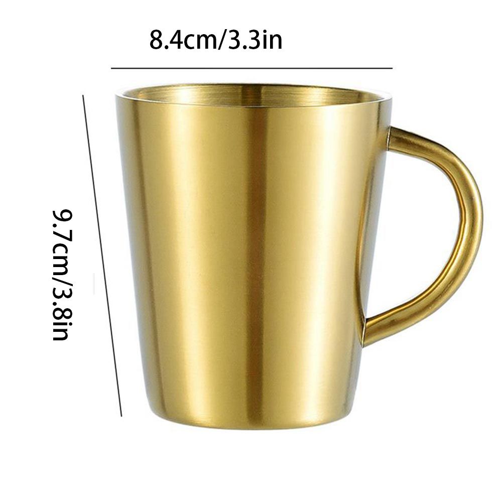 Double Wall Portable Anti-scald Kitchen Drinkware Mug Coffee Mug Water Mugs Cup Beer Cup