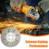 Алмазный шлифовальный круг Угловые шлифмашины Инструмент из высокопрочного сплава для 4-1/2" Сталь Зернистость 40/80 Резка арматуры