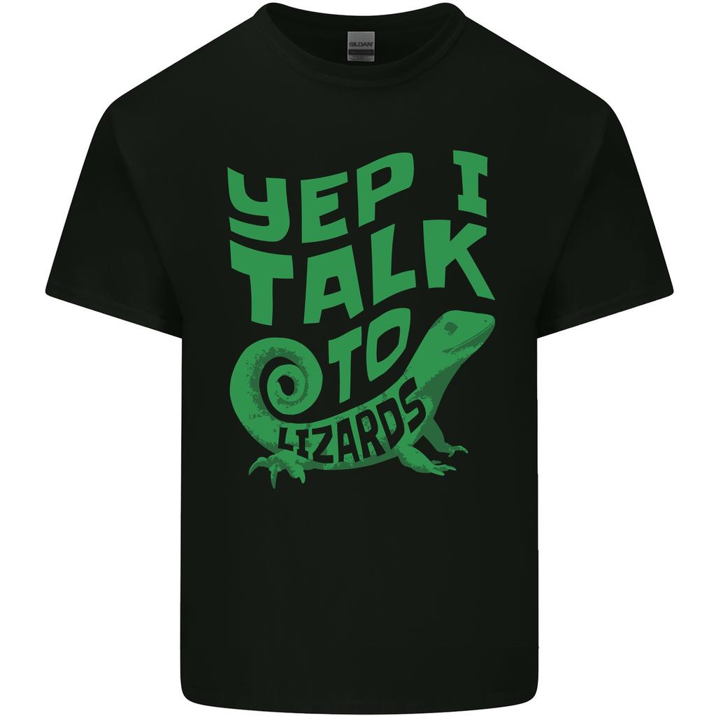 I Talk To Lizards Chameleons Bearded Dragons Mens Light Cotton T-Shirt