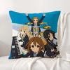 Аниме K-K-On Наволочка Летняя Прохлада Льняная Ткань Двусторонняя Печать Наволочка Диван Домашний Декор Подарок
